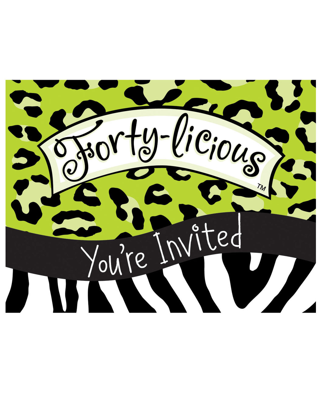 Forty-licious Invitation