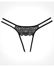 Adore Lovestruck Panty Black O-s