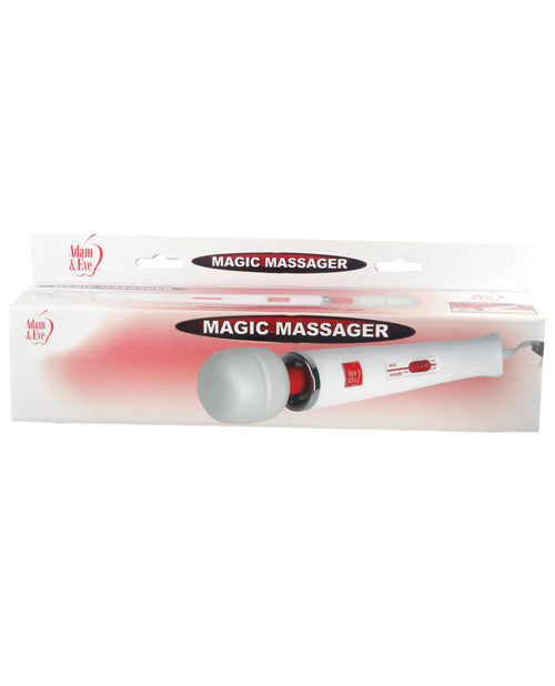 Adam & Eve Magic Massager - White-red  Eve's Body Shop
