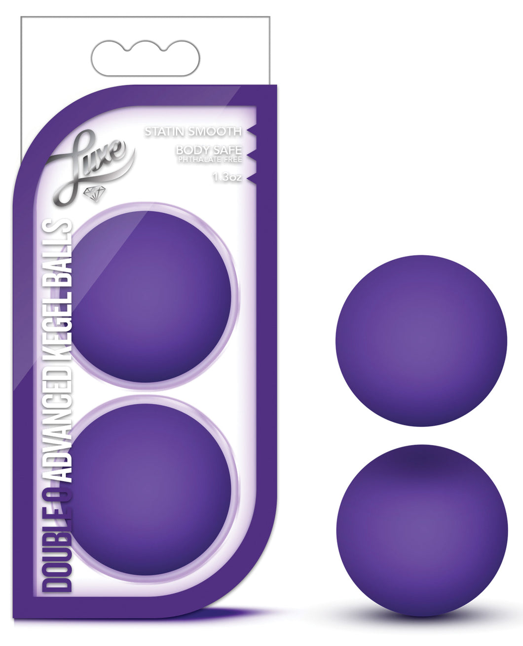 Blush Luxe Double O Advanced Kegel Balls - Purple