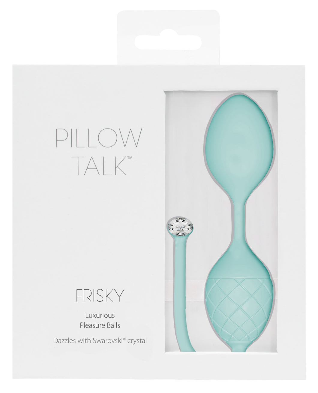 Pillow Talk Frisky Pleasure Balls - Teal