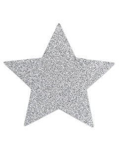 Bijoux Indiscrets Flash Star Pastie - Silver