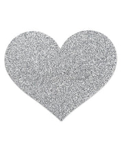 Bijoux Indiscrets Flash Heart Pastie - Silver