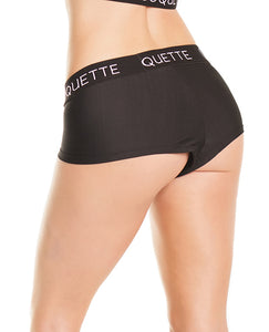 Low Rise Booty Short Black O-s