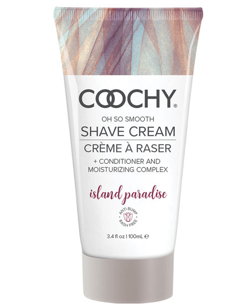 Coochy Shave Cream - 3.4 Oz Island Paradise