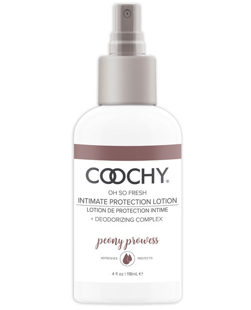 Coochy Intimate Protection Lotion - 4 Oz Peony Prowess