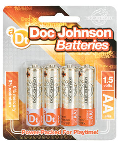 Doc Johnson Batteries - Aa 4 Pack