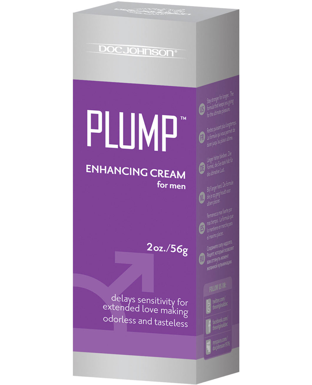 Plump Enhancement Cream For Men - 2 Oz Tube