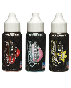Good Head Tingle Drops  3 Pack - Sweet Cherry-cotton Candy-french Vanilla