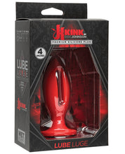 Kink Wet Works 4" Silicone Lube Luge Plug - Red