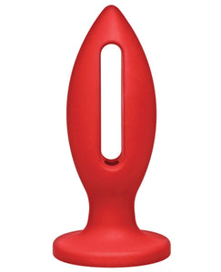 Kink Wet Works 4" Silicone Lube Luge Plug - Red