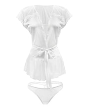 Premiere Soft Micro Bed Jacket & Panty White 3x