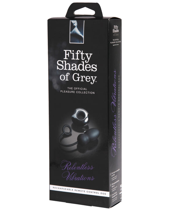 Fifty Shades Of Grey Relentless Vibrations Remote Control Egg