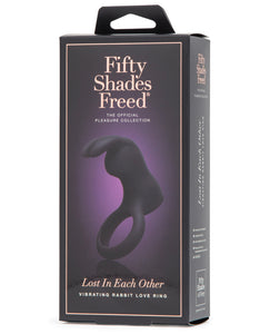 Fifty Shades Freed Lost In Each Other Rechargeable Rabbit Vibrating Love Ring