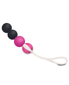Magnetic Geisha Balls - Pink-grey