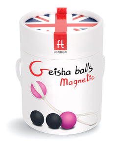 Magnetic Geisha Balls - Pink-grey