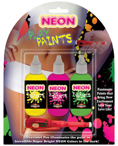 Neon Body Paints - 3 Pack
