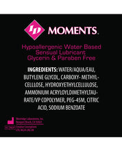 Id Moments Water Based Lubricant - 2.2 Oz Flip Cap Bottle