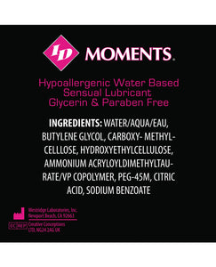 Id Moments Water Based Lubricant - 2.2 Oz Flip Cap Bottle