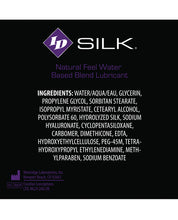 Id Silk Natural Feel  Lubricant - 2.2 Oz Flip Cap Bottle