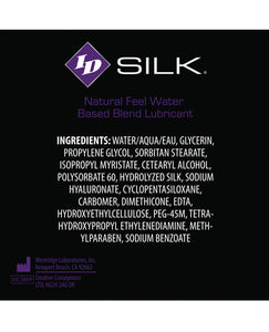 Id Silk Natural Feel  Lubricant - 2.2 Oz Flip Cap Bottle