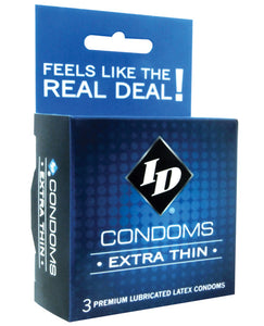 Id Extra Thin Condoms - Box Of 3