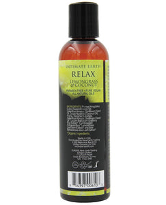 Intimate Earth Relaxing Massage Oil - 240 Ml Coconut & Lemongrass