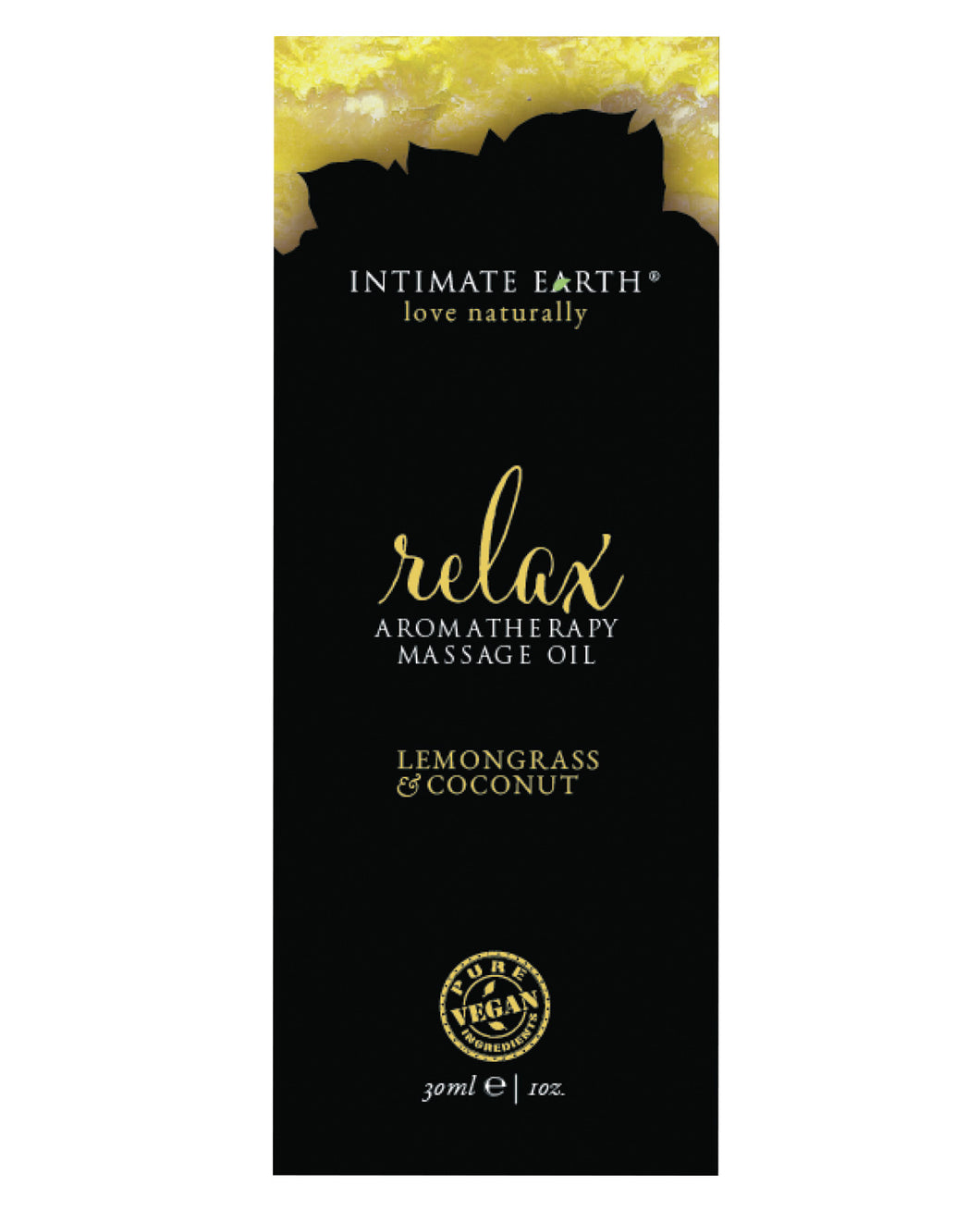 Intimate Earth Relax Massage Oil Foil - 30ml