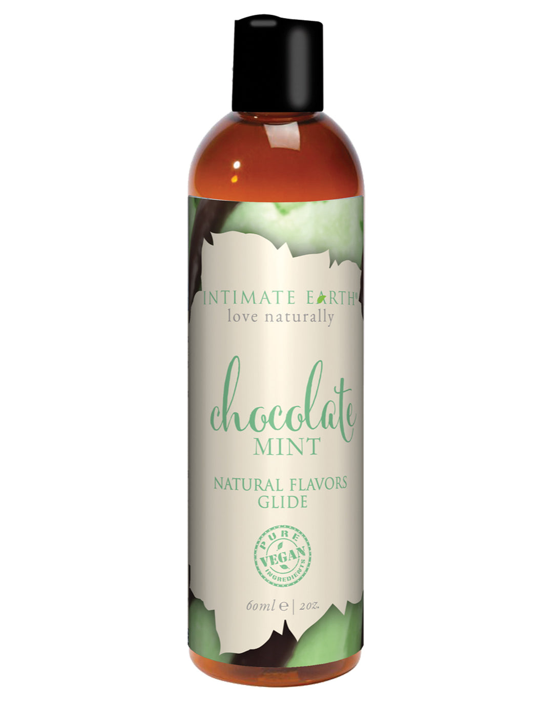 Intimate Earth Natural Flavors Glide - 60 Ml Chocolate Mint