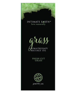 Intimate Earth Grass Massage Oil Foil - 30ml