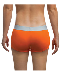 Jack Adams Women's Lux Modal Boy Short Orange Md