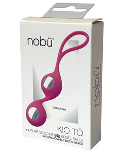 Nobu Kio To Training Size Chrome Beads - Fuchsia