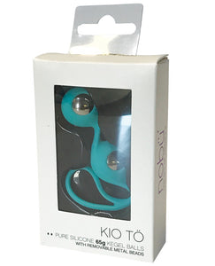 Nobu Kio To Training Size Chrome Beads - Teal