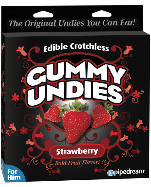 Edible Male Gummy Undies - Strawberry