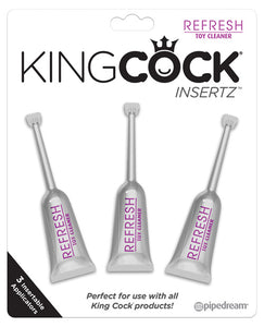 King Cock Insertz Refresh Toy Cleaners - Pack Of 3