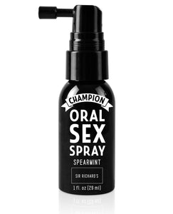 Sir Richard's Champion Oral Sex Spray - Spearmint 1 Fl. Oz