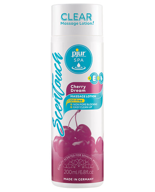 Pjur Scentouch Clear Innovative Massage Lotion - 6.8 Oz Cherry