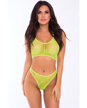 Festival Flirt Bra Set Green M-l