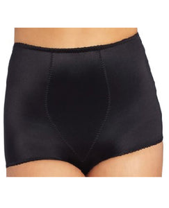 Rago Shapewear Rear Shaper Panty Brief Light Shaping W-removable Contour Pads Black 2x