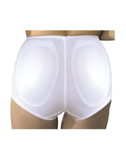 Rago Shapewear Rear Shaper Panty Brief Light Shaping W-removable Contour Pads White Md