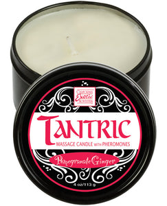 Tantric Soy Candle W-pheromones - Pomegranate Ginger
