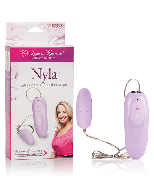Dr. Laura Berman Nyla Satin Finish 8-speed Massager  Eve's Body Shop