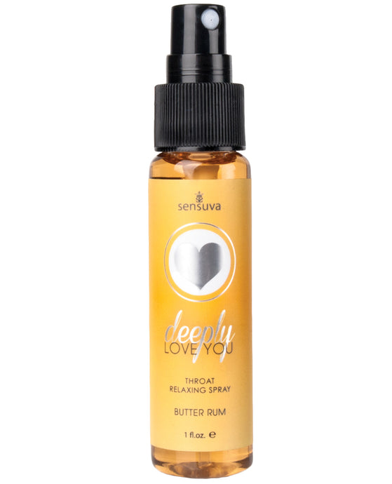 Deeply Love You Throat Relaxing Spray - 1 Oz Bottle Butter Rum