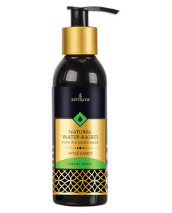 Sensuva Natural Water-based Personal Moisturizer - 4.23 Oz Apple Candy