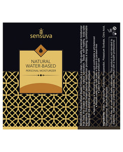 Sensuva Natural Water Based Personal Moisturizer - 4.23 Oz Salted Caramel