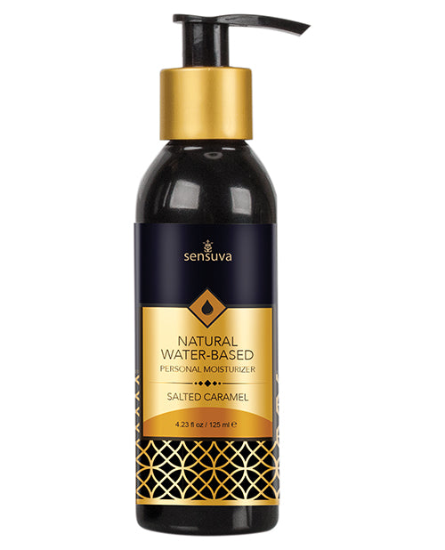 Sensuva Natural Water Based Personal Moisturizer - 4.23 Oz Salted Caramel