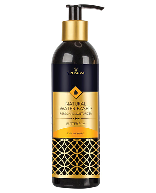 Sensuva Natural Water Based Personal Moisturizer - 8.12 Oz Butter Rum