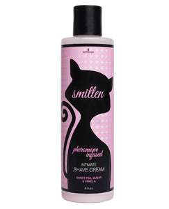 Smitten Intimate Shave Cream - 8 Oz Vanilla, Sugar And Sweet Pea