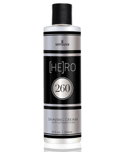 Sensuva Hero 260 Pheromone Infused Shave Cream For Him - 8 Oz