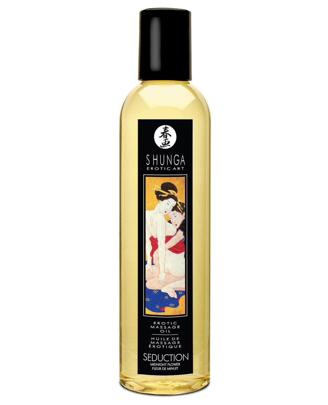 Shunga Massage Oil - 8 Oz Midnight Flower